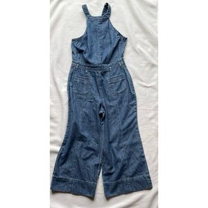 Anthropologie Pilcro and The Letterpress Denim Jumpsuit Women's Size 2P